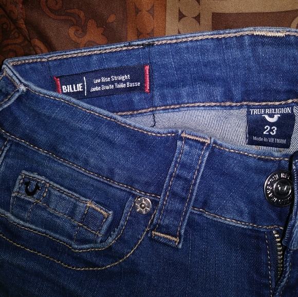 True Religion "Billie" Jean *Low rise Straight* - Picture 2 of 4